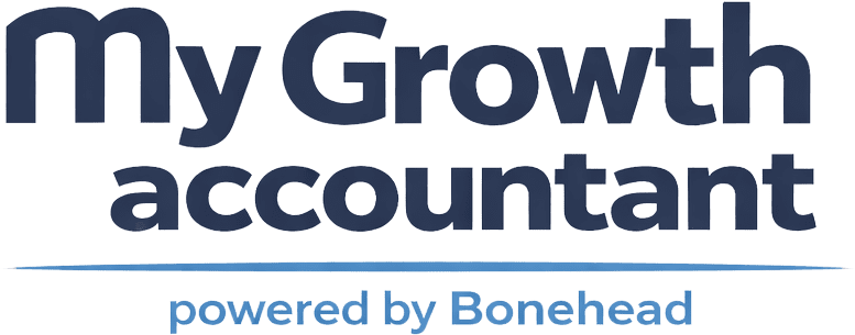 Logo with the letters "ZA" in a square outline above the text "Z-Accountants" on a black background.